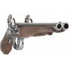Metalowy pistolet piracki Pulio model 15541/0 o realistycznym wzornictwie