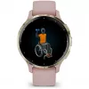 Garmin Venu 3S 3,05 cm (1,2) AMOLED 41 mm Cyfrowy 390 x 390 pikseli Ekran dotykowy Złoty, Różowy Wi-Fi GPS (satelitarny)