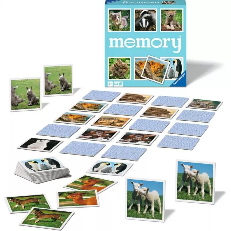 memory Tierkinder, gra memory