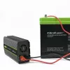 Przetwornica samochodowa Qoltec Monolith 1200 W Czarna 12 V