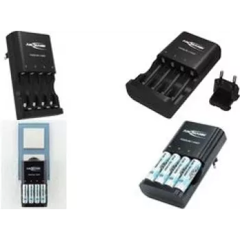 Ansmann Battery-Charger Powerline NiMH/NiCD Mignon AA/Micro AAA - Niklowo-Kadmowa (NiCd) - Niklowo-Wodorkowa (NiMH)