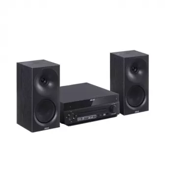 System audio AKAI AM-301 BK music center — kompaktowy domowy zestaw audio