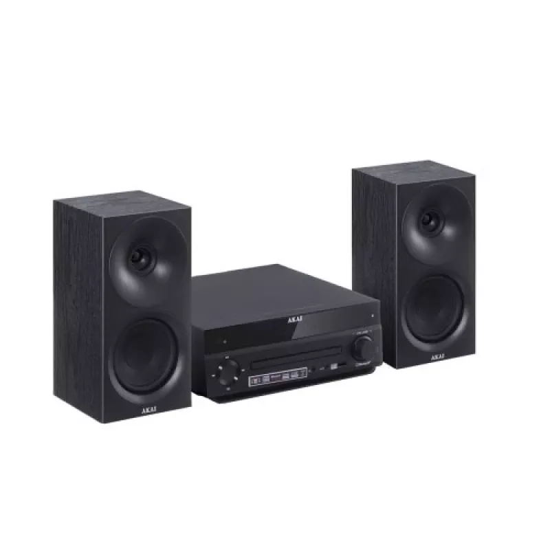 System audio AKAI AM-301 BK music center — kompaktowy domowy zestaw audio