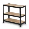 Metalowy regał magazynowy czarny 150X75X30CM