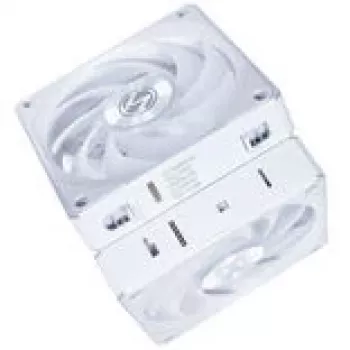 Wentylator obudowy Lian Li UNI FAN 12CL1W3W biały, bezprzewodowy, 120 mm — 120 mm, kompatybilny z hubem PWM, modułowy