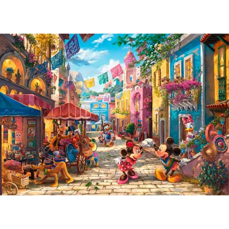 Disney, Mickey & Minnie in Mexico 6000 57397, Puzzle 6000 elementów