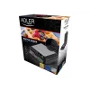 Gofrownica Adler AD 3036 na 4 gofry, czarno-szara, 1500 W