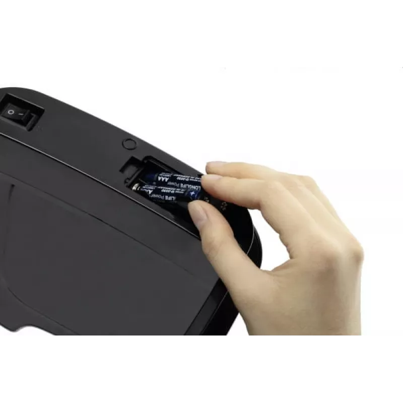 Kosz na śmieci Durable NO TOUCH 6 l prostokątny stal nierdzewna srebrny czarny