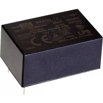 zasilacz MEAN WELL IRM-02-12S 2 W, Wejście 85–305 V, Wyjście 12 V, RoHS