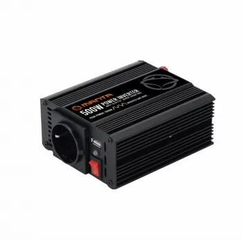 Przetwornica napięcia MANTA MPI500M 500W ciągłej / 1000W szczytowej DC na AC