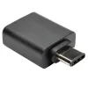 Eaton Tripp Lite Series USB 3.1 Gen 1.5 Adapter USB-C na USB Type A M/F 5 Gbps Tablet Smartfon - Adapter USB - USB Type A (żeński) na 24-pin USB-C (męski) - USB 3.1 - Czarny (U428-000-F)