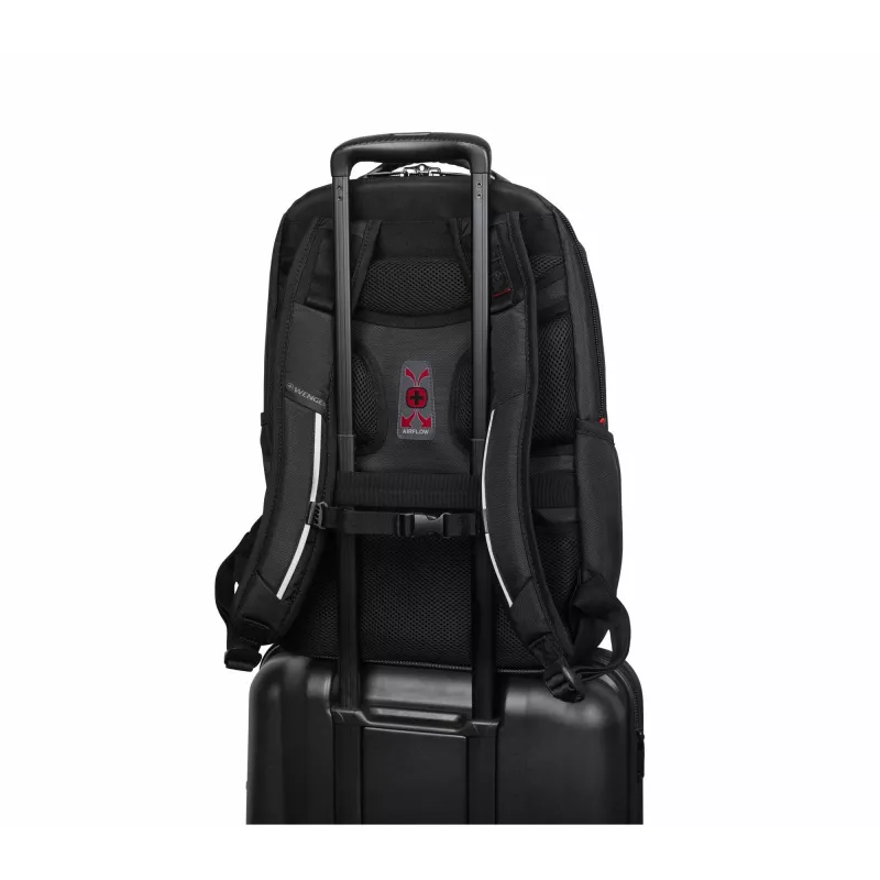 Casual backpack Wenger SwissGear Cosmic Czarny Polyester PVC rPET