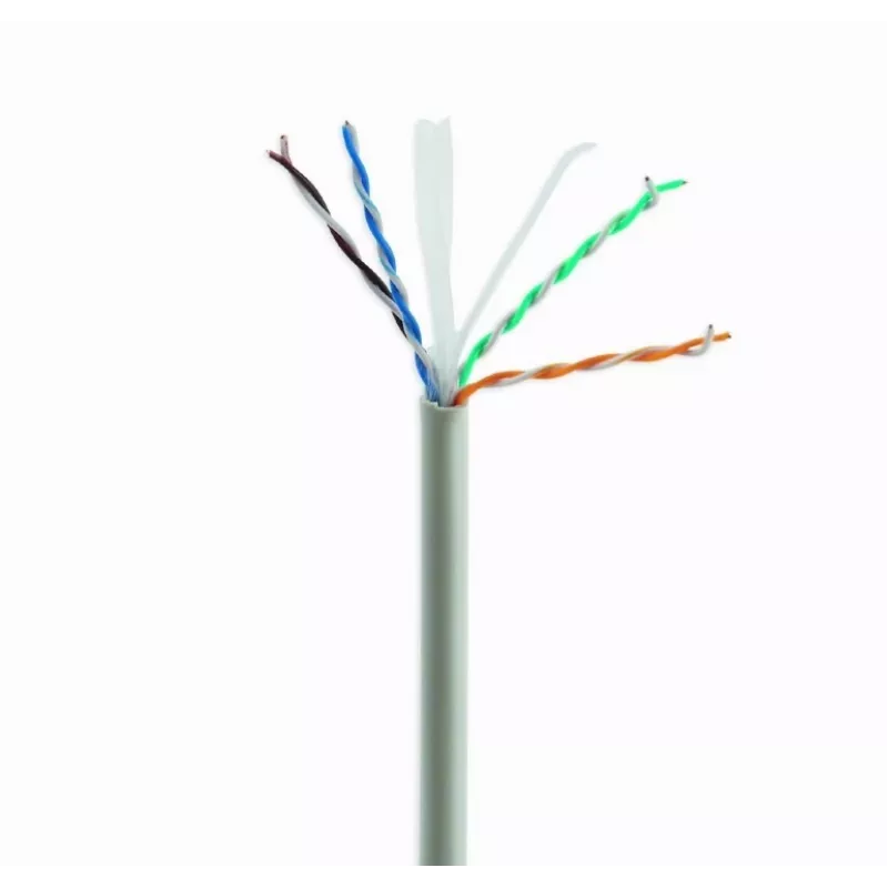 Kabel sieciowy Gembird UPC-6004SE-SOL Cat6 RJ-45 na szpuli, 100 m, szary
