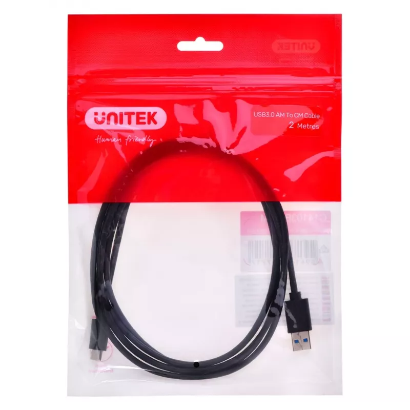 KABEL UNITEK USB-C, USB-A, 5 GBPS, 2M