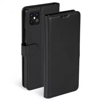 Etui portfel Krusell do Apple iPhone 12 Pro Max — czarne, etui typu folio z kieszenią na karty