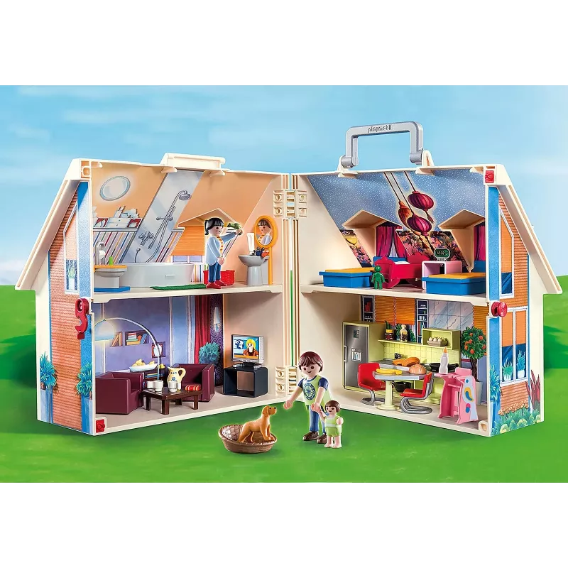 Zestaw do budowania PLAYMOBIL Domek dla lalek 70985 Wielokolorowy Plastik