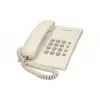 Telefon analogowy Panasonic KX-TS500PDW — 16 przycisków, biały, montaż na biurku/ścianie, książka telefoniczna na 100 wpisów