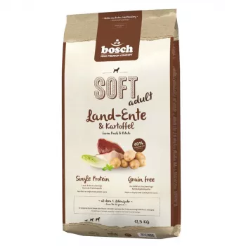 Sucha karma dla psa Bosch SOFT Adult Farm Duck & Potato 12,5 kg — bezzbożowa, 22% białka, 12,5% tłuszczu