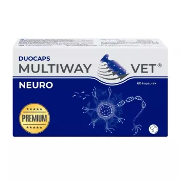 Kapsułki z suplementem diety JM Sante Multiway Neuro dla psów i kotów, 60 szt., 150 g, zmniejszają napięcie nerwowe