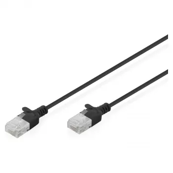 Patch kabel DIGITUS CAT6 U-UTP cienki 3 m, niebieski