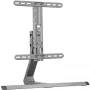 HAGOR HA - Podstawa - do wyświetlacza LCD - Srebrna - Rozmiar ekranu: 81-140 cm (32-55) - Interfejs montażowy: do 400 x 400 mm - Mocowanie na biurko (8700)