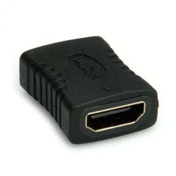 ROLINE - Buchse-/Steckerwandler für Video/Audio - HDMI - HDMI, 19-polig (W) - HDMI, 19-polig (W) - Schwarz (12.03.3151)