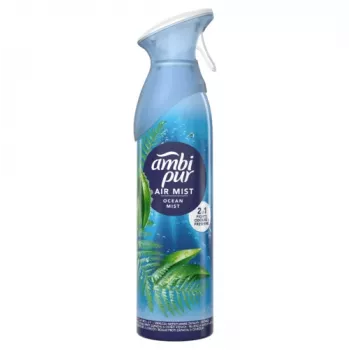 Odświeżacz powietrza AMBIPUR Ocean Mist 185 ml — płynny wkład zapachowy w aerozolu