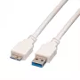 Kabel USB 3.0 A - Micro B M/M 0,8 m 11.99.8873 VALUE