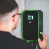 Stacja ładowania pojazdów elektrycznych zielony Cell EV14 22 kW Czarna Aluminium Ścienna
