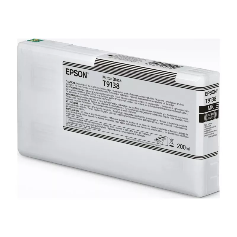 Wkład atramentowy Epson T9138 matowa czerń 200 ml – Wkład atramentowy matowa czerń