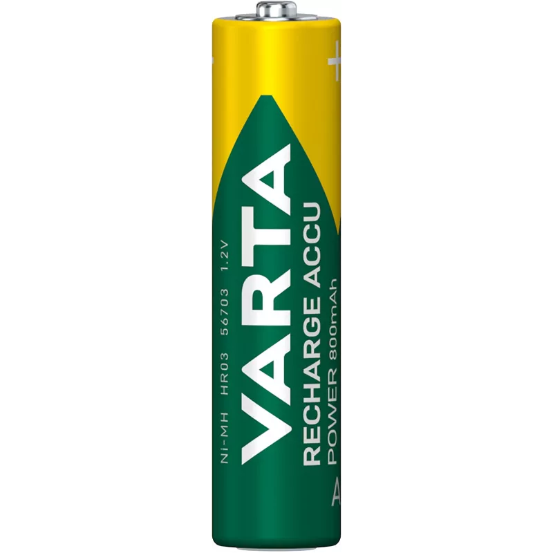 VARTA HR03 AAA Akumulator Accu Power 800 mAh 56703 Baterie ładowalne 4 szt. Zielony