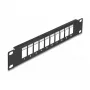 Panel zaślepiający DeLOCK 10 cali Keystone Patch Panel 66676