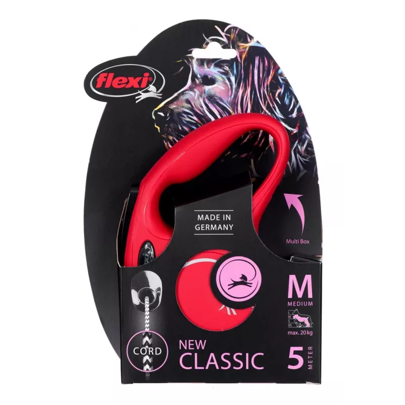 FLEXI nowy Classic M - smycz automatyczna - 5 m