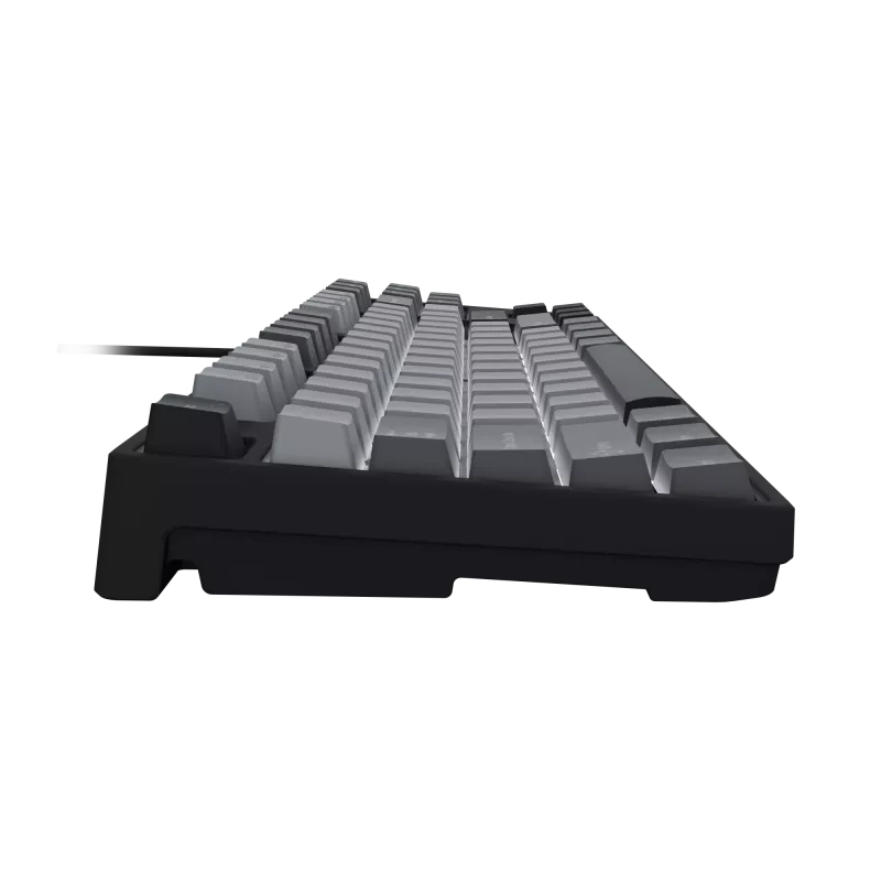 Klawiatura gamingowa NATEC Fury Kanabo K2 US z białym podświetleniem, mechaniczna, czarno-szara