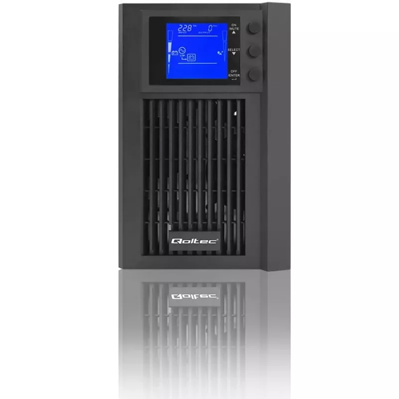 Zasilacz awaryjny QOLTEC 53981 On line 2kVA, 2000 VA
