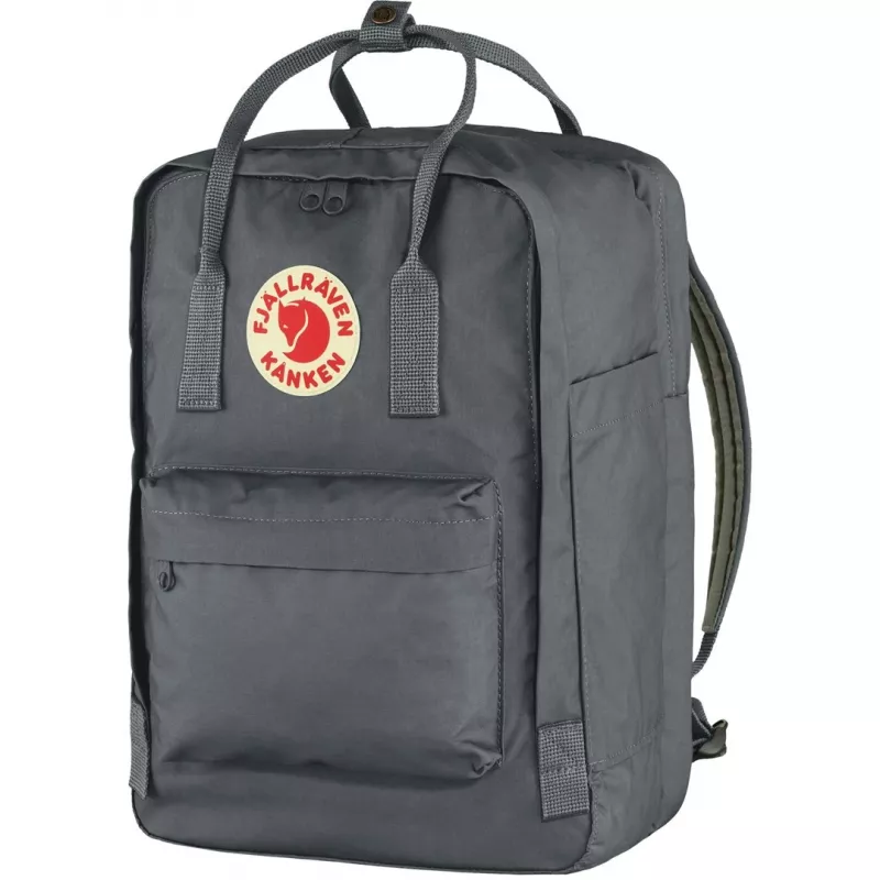 Plecak miejski Fjällräven Kanken Laptop 15 cali Szary — 280×160×400 mm, Poliamid/PP/Winyl