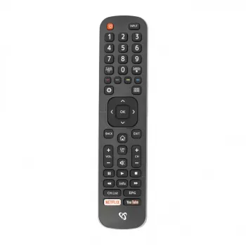 Pilot SBOX RC-01405 kompatybilny z różnymi modelami telewizorów Hisense
