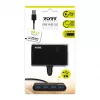 Hub USB Port Designs 900121 USB 3.2 Gen 1 Type-A 5000 Mbit/s Czarny