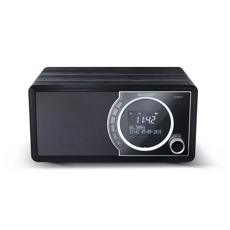 Sharp DR-450 Radio cyfrowe - czarny, osobiste, cyfrowe, DAB, DAB+, FM, 87,5 - 108 MHz, 174,928 - 239,2 MHz, 3 W