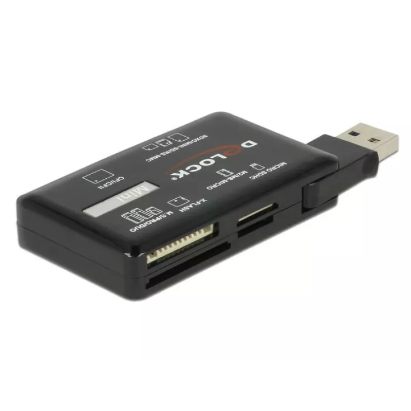 Czytnik kart DeLOCK SuperSpeed USB CF SD Micro SD MS M2 xD 5 Gb/s