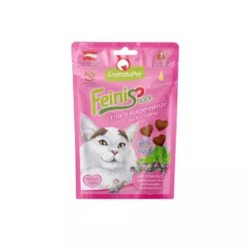 Przysmaki dla kota Fox4Pets GRANATAPET FeiniSnack Duck & kocimiętka, mięsny stały saszetka, 50 g, bez cukru, bez glutenu