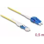 Kabel światłowodowy DeLOCK CS męski na LC Duplex OS2 1 m