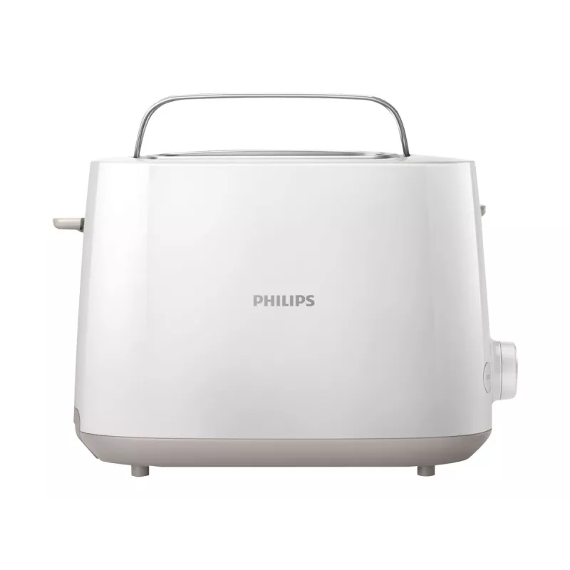 Toster Philips Daily Collection HD2581/00 — 2 kromki, 830 W, 8 poziomów opiekania, biały