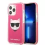 Karl Lagerfeld KLHCP13XTPECPI Iphone 13 Pro Max 6.7 Hardcase Fuchsia/FUSCHIA Choupette Head