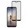 Szkło hartowane pełnoklejowe na ekran Tellur do Huawei P20 Lite — kompatybilne z etui, czarne
