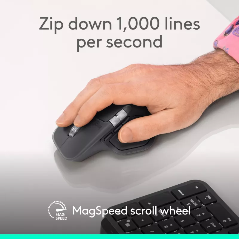 Logitech Logitech MX Master 4 for Business mysz - bezprzewodowa + Bluetooth, 8000 DPI, grafit | Logitech