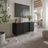 Cama VOLARE komoda 151 x 39 x 75 cm czarny