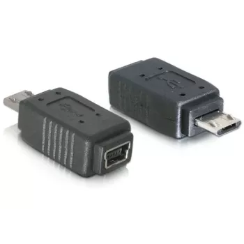 Adapter USB micro-B męski na mini USB 5-pin DeLOCK 65063