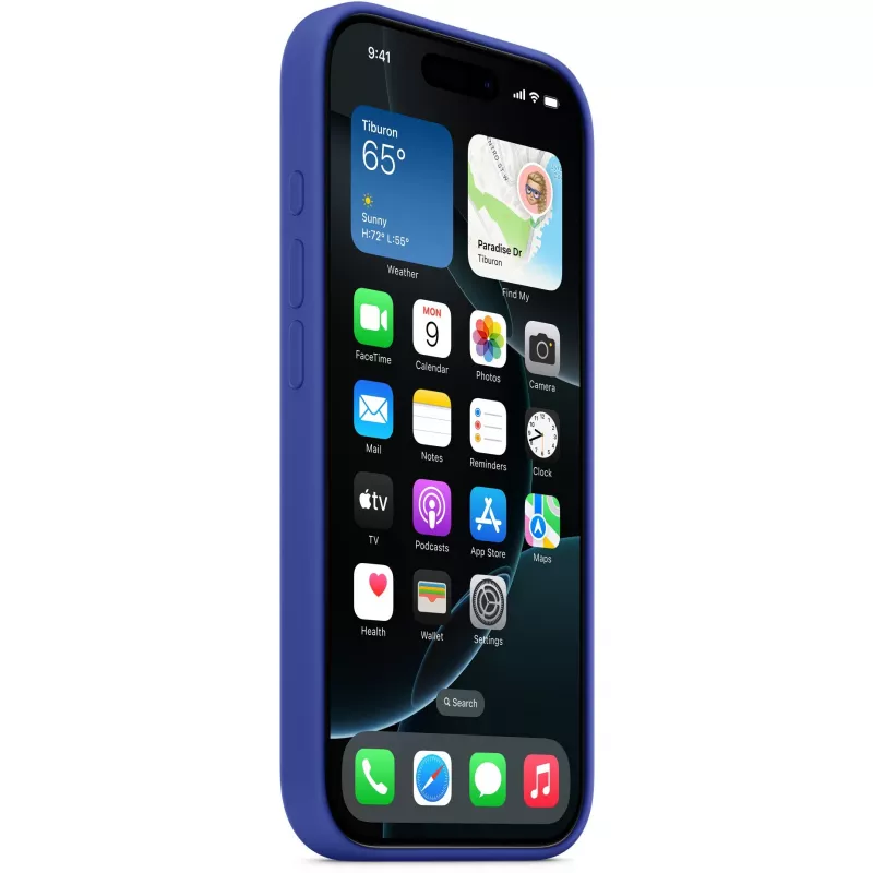 Silicone etui Apple iPhone 16 Pro MagSafe Ultramarine Cover