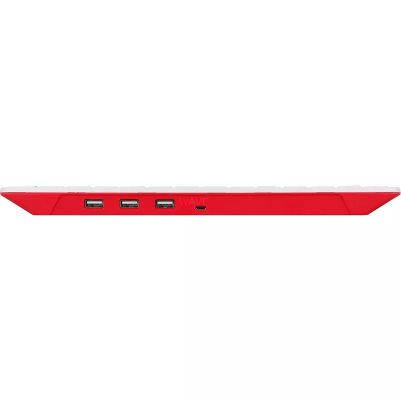 Przewodowa klawiatura USB Raspberry PI klawiatura DE RB-TASTA01W — połączenie USB, układ niemiecki